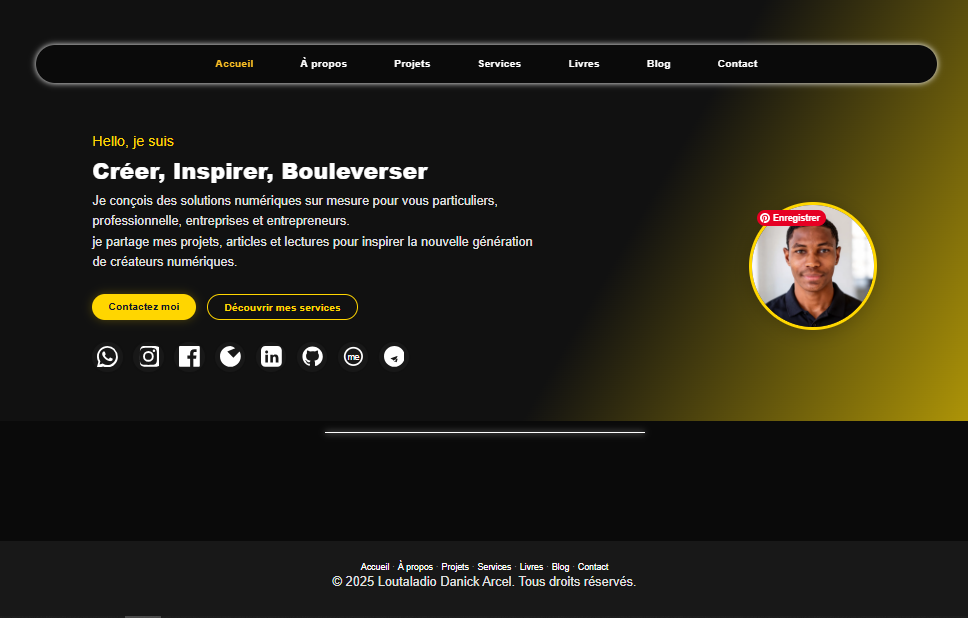 Portfolio Loutaladio Danick Arcel